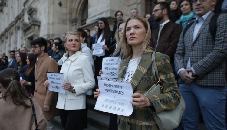 judecatori romania protest