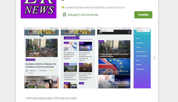 aplicatie ER NEWS