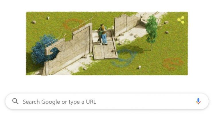 poza google zidul berlinului