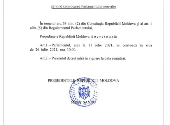 decret parlament