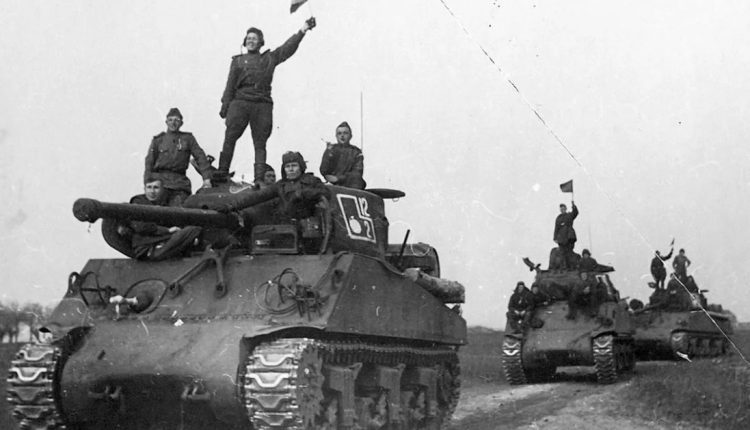 armata sovietica pe tancuri americane