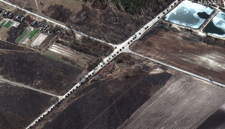 convoi militar rus lung de 64 de kilometri
